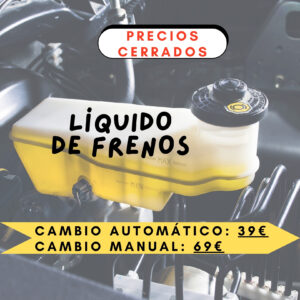 paquete cerrados líquido de frenos