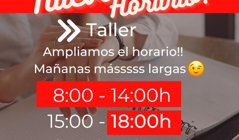 horarios nuevos