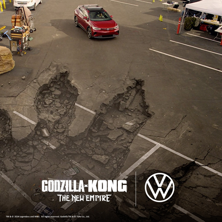 Volkswagen en la pelicula de Godzilla x Kong